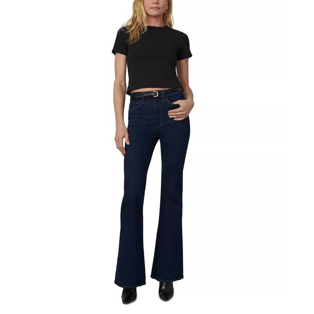 NEW JOE'S JEANS the molly high rise flared jeans in blue - Picture 4 of 6